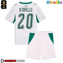 Otroške Nogometnih dresov Senegal Habib Diallo #20 Domači SP 2026 Kratki rokavi (+ hlače)